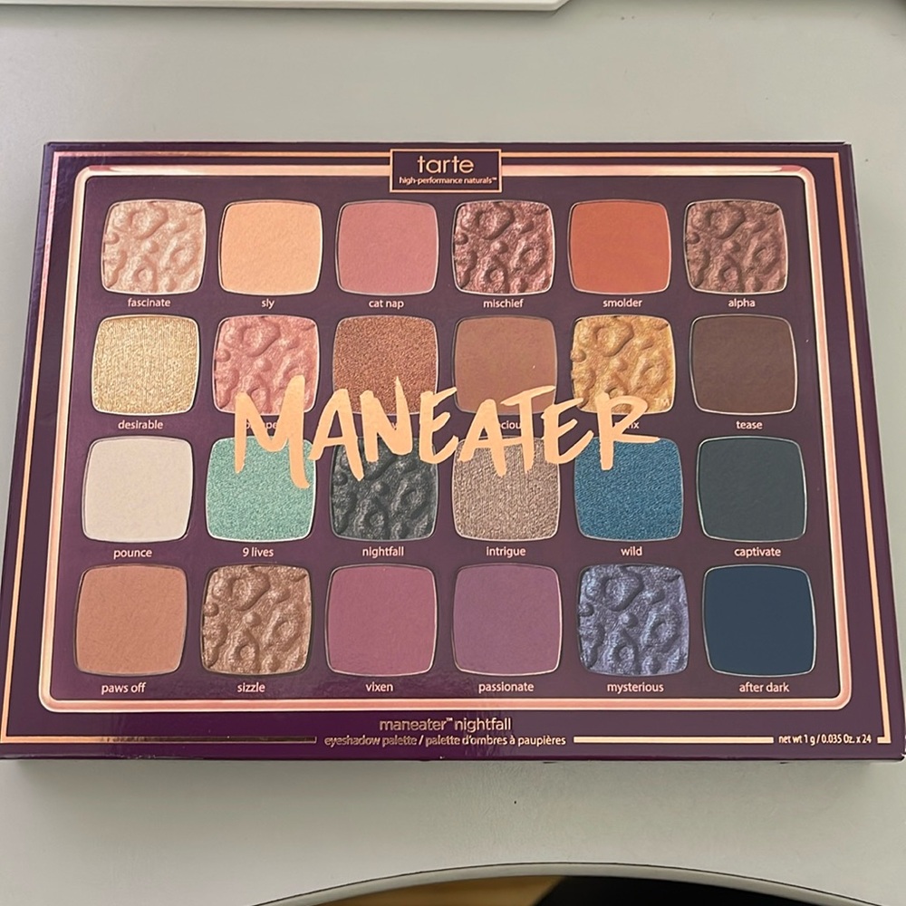 TARTE Maneater Nightfall Eyeshadow Palette NWT/NIB
